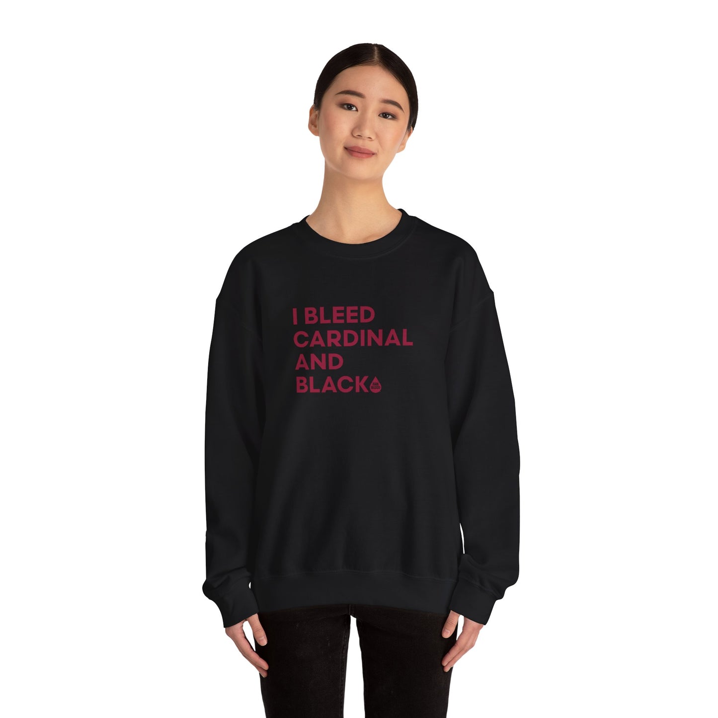 I Bleed Cardinal & Black Sweatshirt