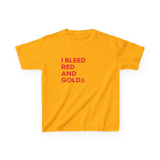 I Bleed Red & Gold Midwest Kid's T