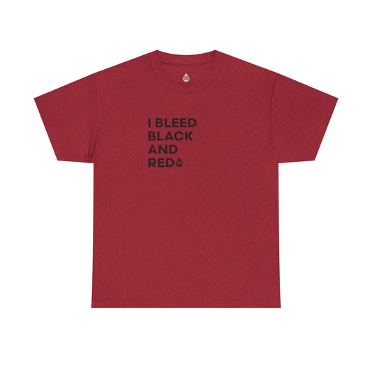 I Bleed Black & Red T-Shirt