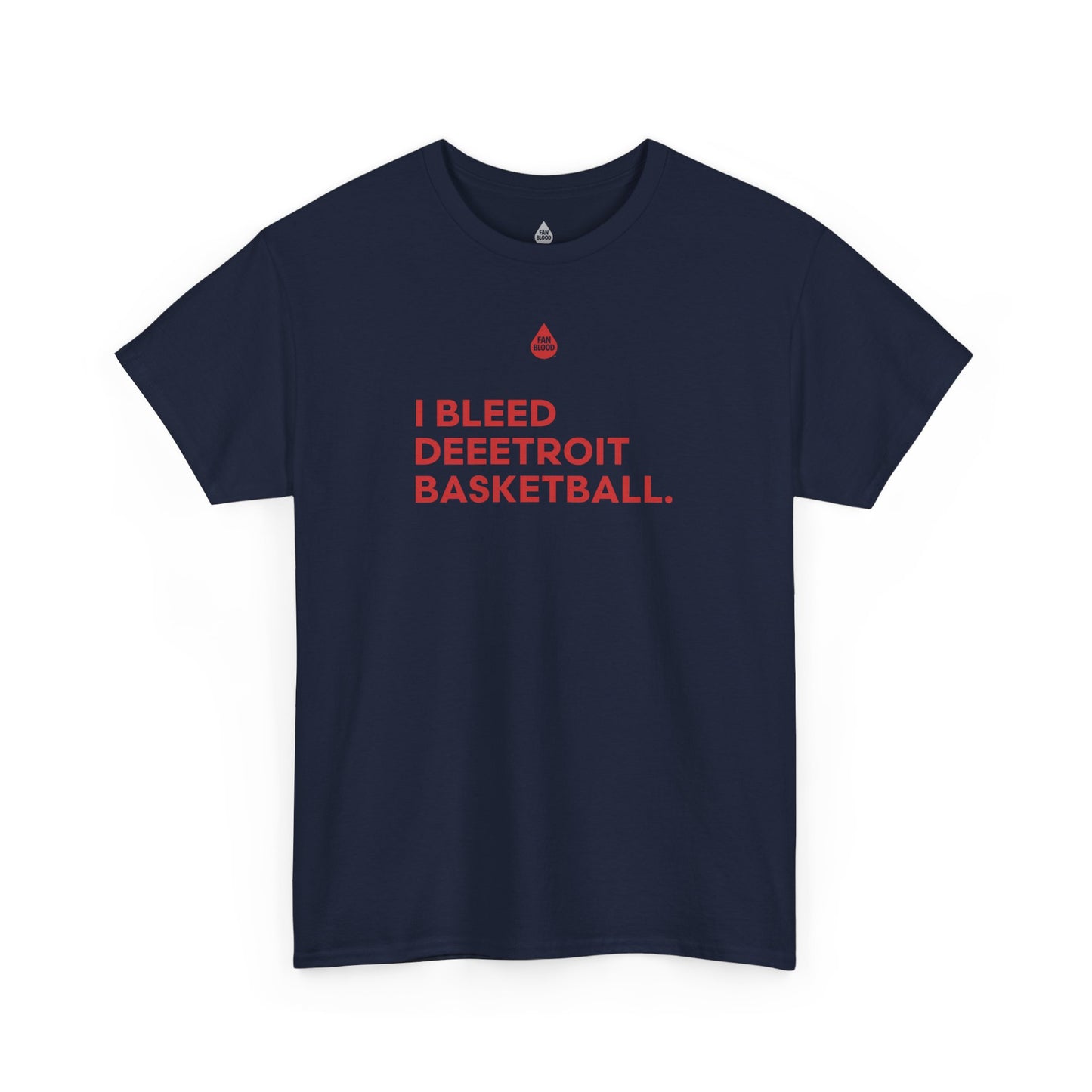 I Bleed Deeetroit Basketball T-Shirt