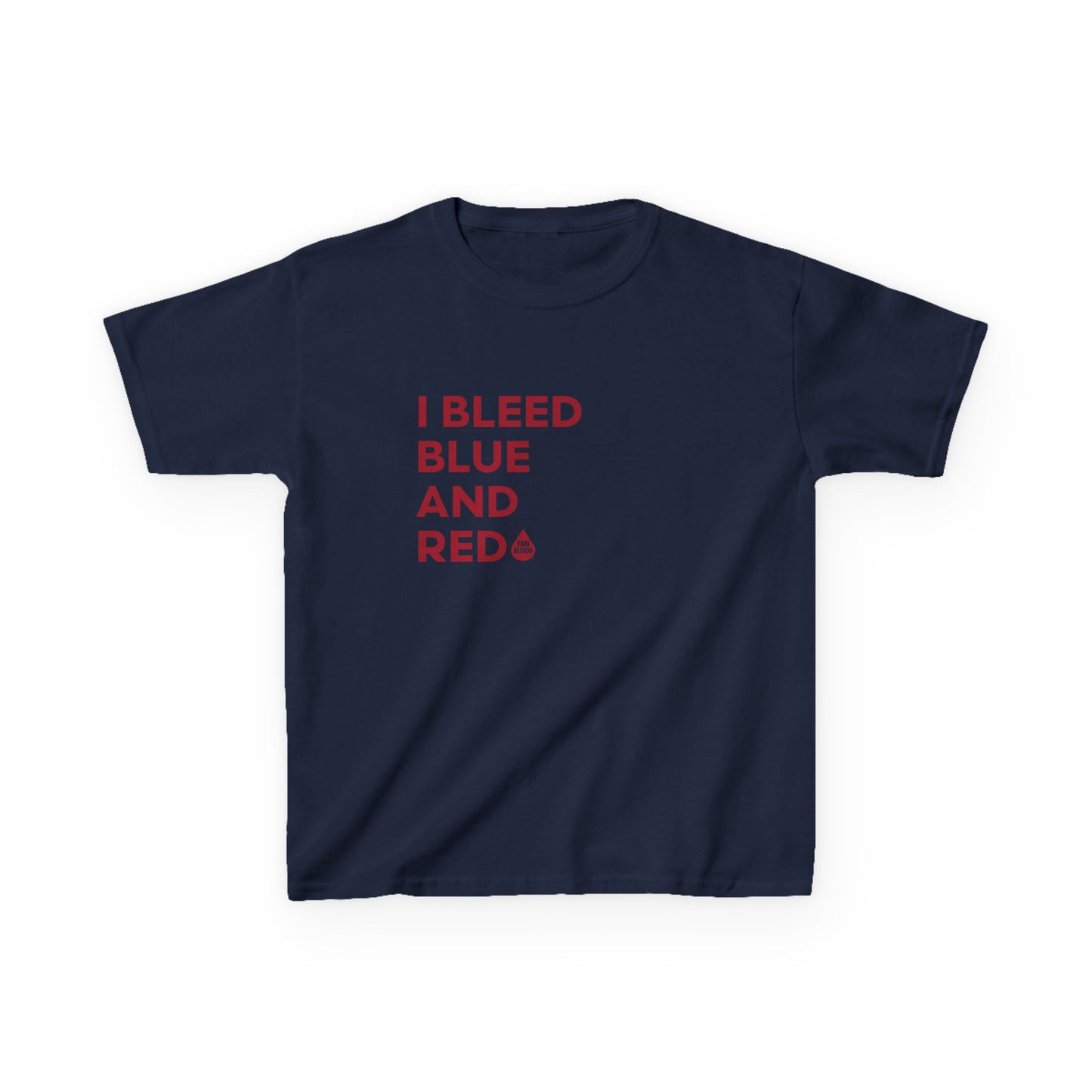 I Bleed Blue & Red Kid's T