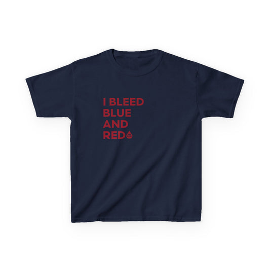 I Bleed Blue & Red Kid's T