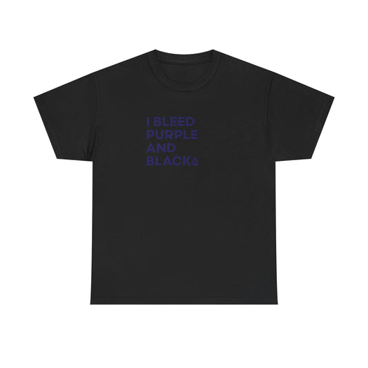 I Bleed Purple & Black T