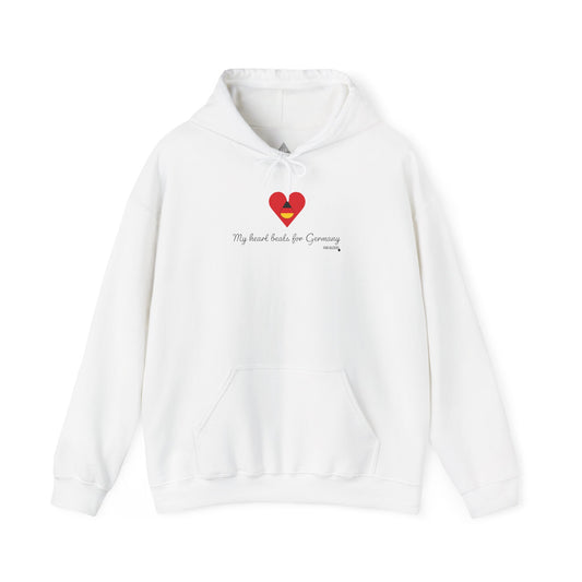 Germany Heart Beats Hoodie