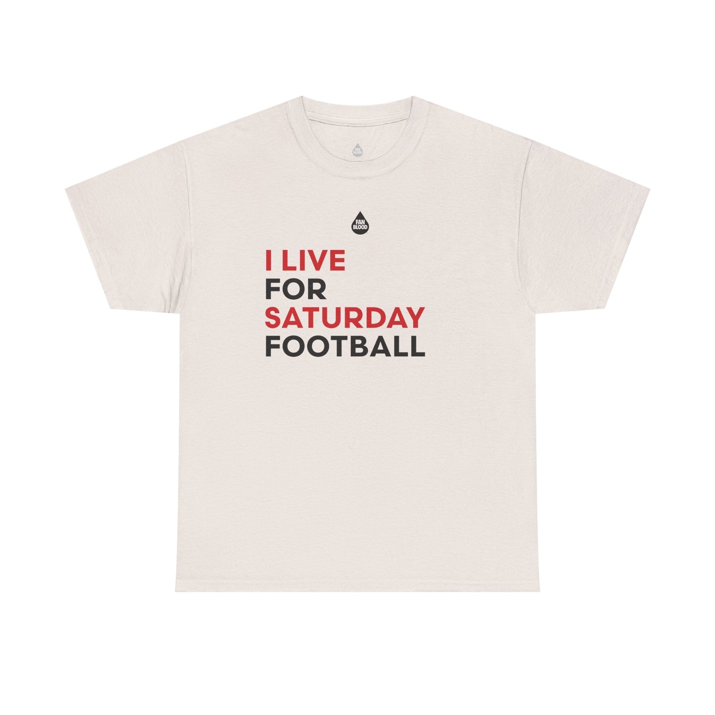 Red & Black Saturday Football T-Shirt