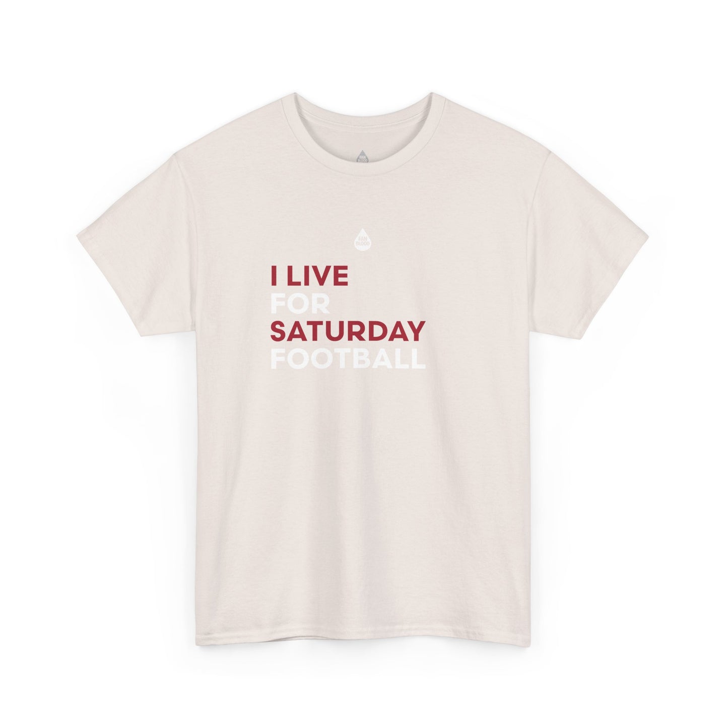 Crimson & White Saturday Football T-Shirt