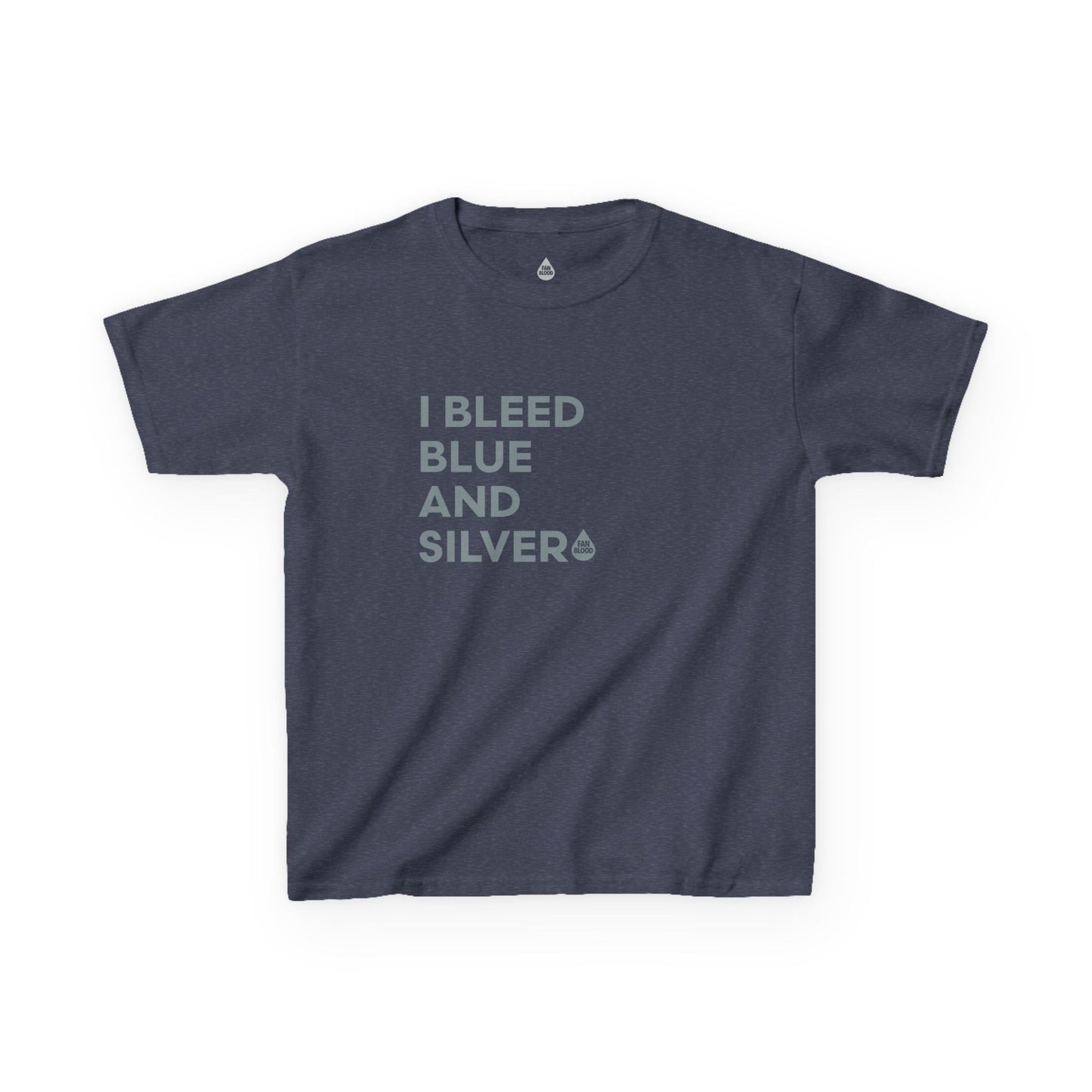 I Bleed Blue & Silver Kid's T