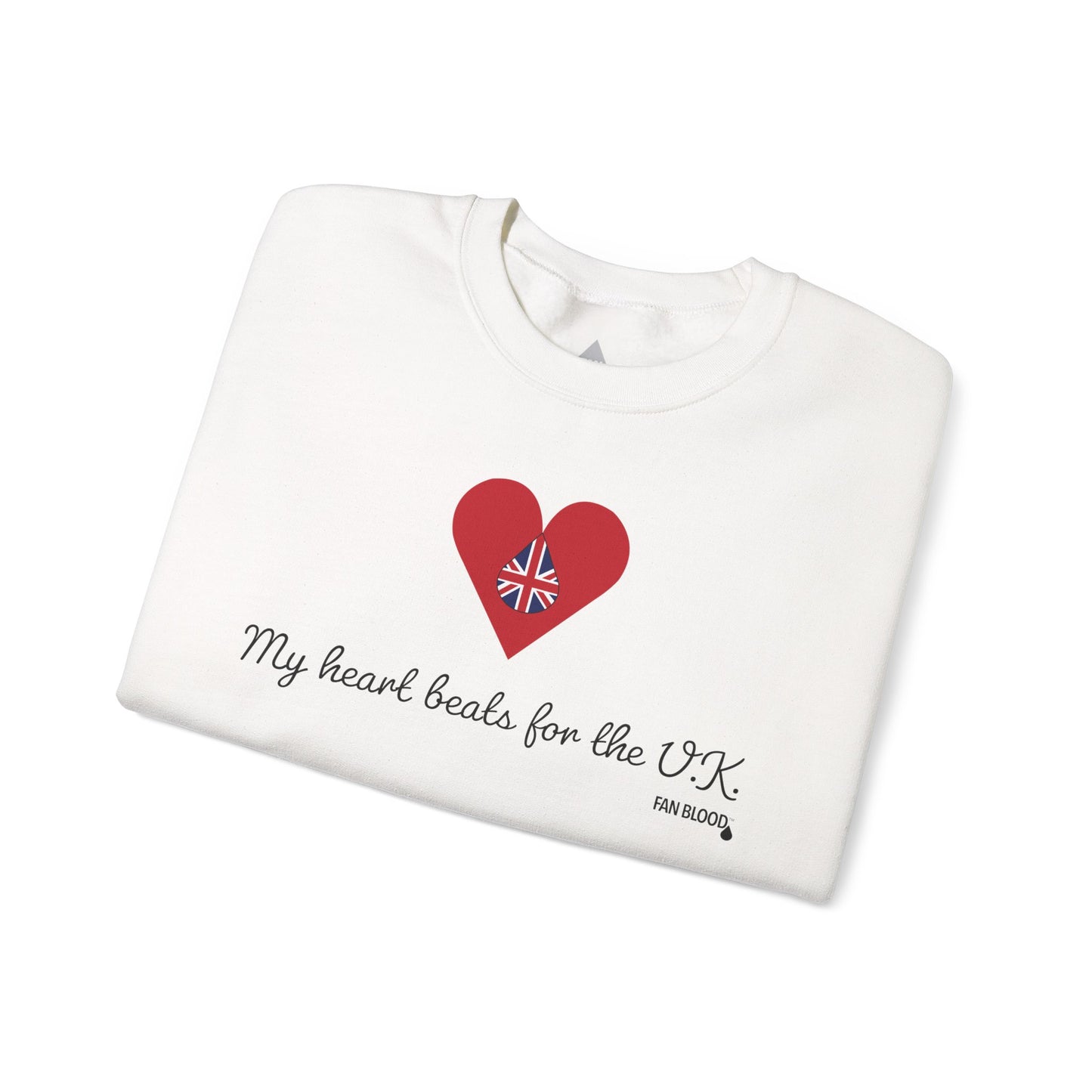 UK Heart Beats Sweatshirt