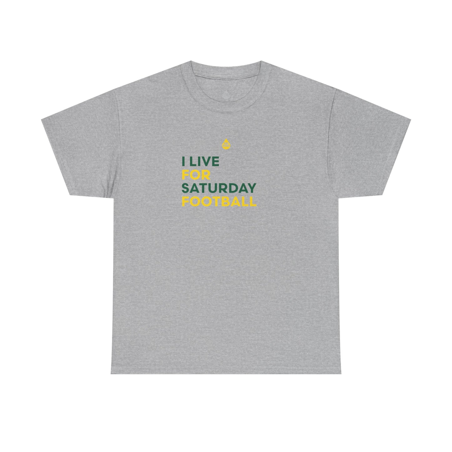 Green & Yellow Saturday Football T-Shirt