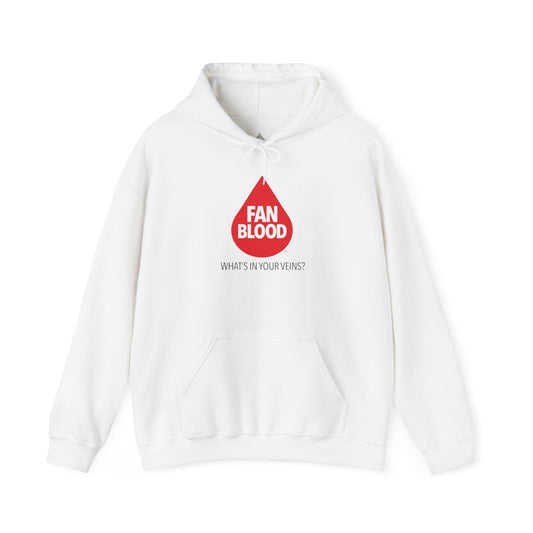 FB Red Droplet Veins Hoodie