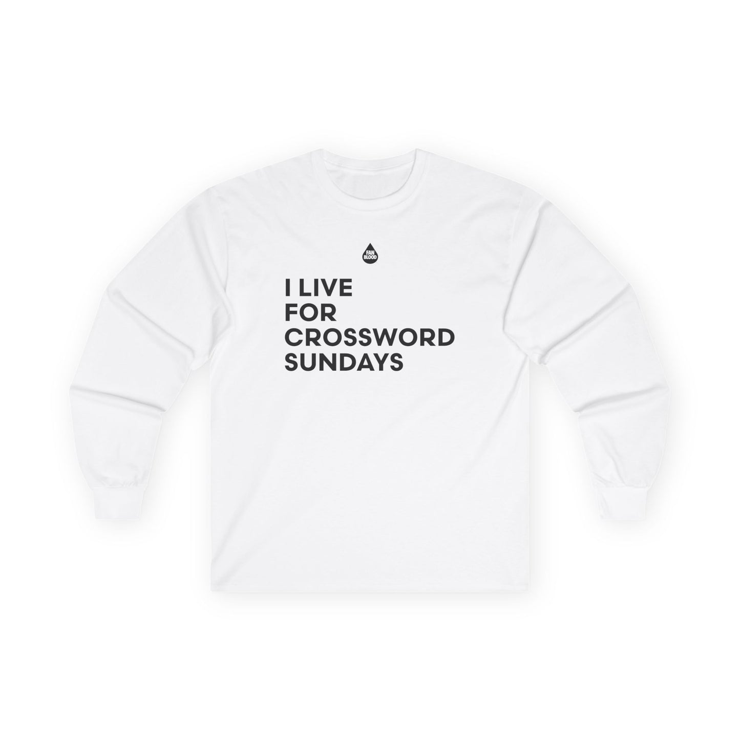 Live For Crossword Sundays Long Sleeve T