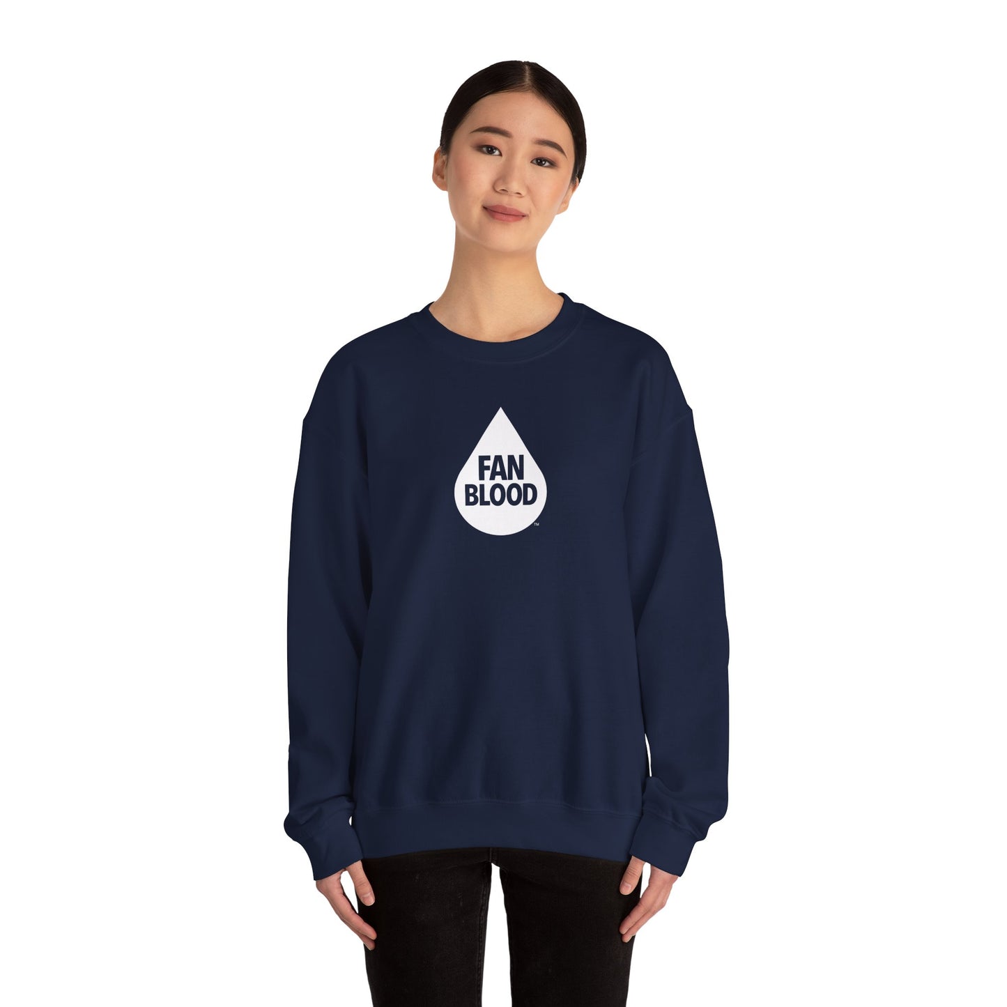FB White Droplet Sweatshirt