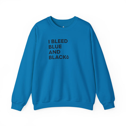 I Bleed Blue & Black Sweatshirt