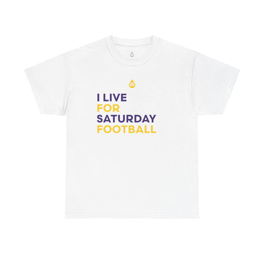 Purple & Gold Saturday Football T-Shirt