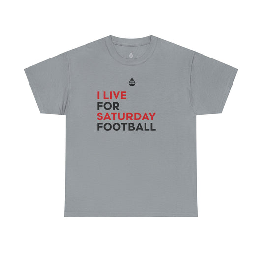 Red & Black Saturday Football T-Shirt