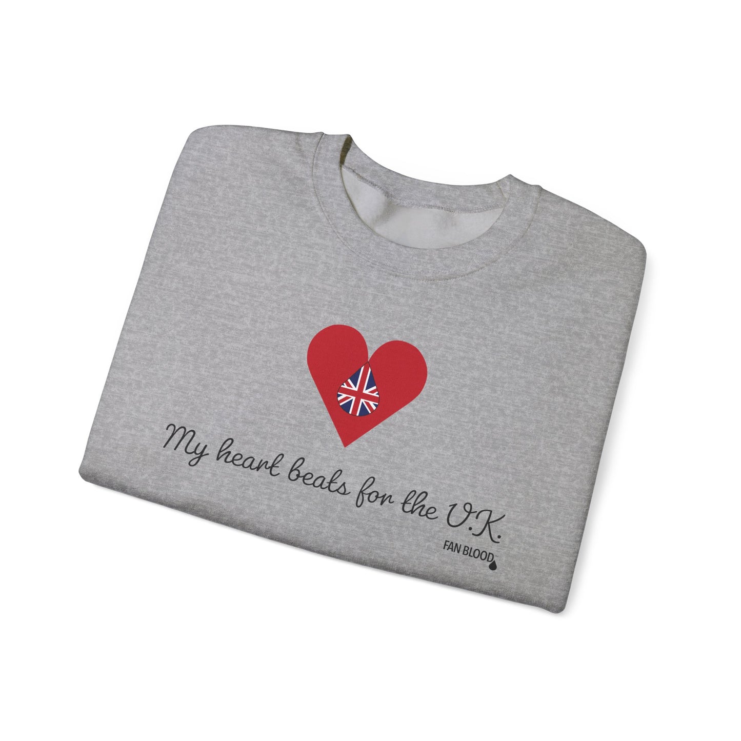 UK Heart Beats Sweatshirt