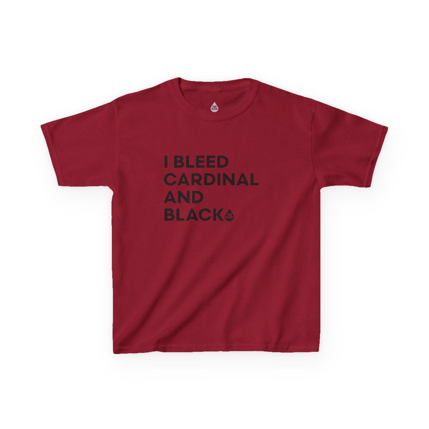 I Bleed Cardinal & Black Kid's T