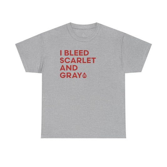 I Bleed Scarlet & Gray T-Shirt