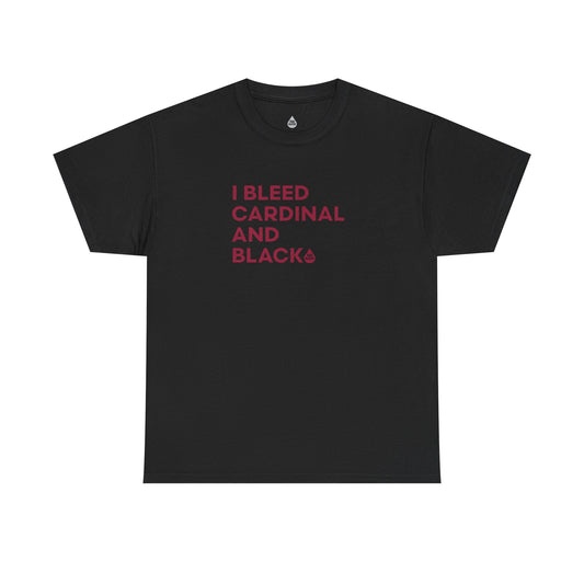 I Bleed Cardinal & Black T