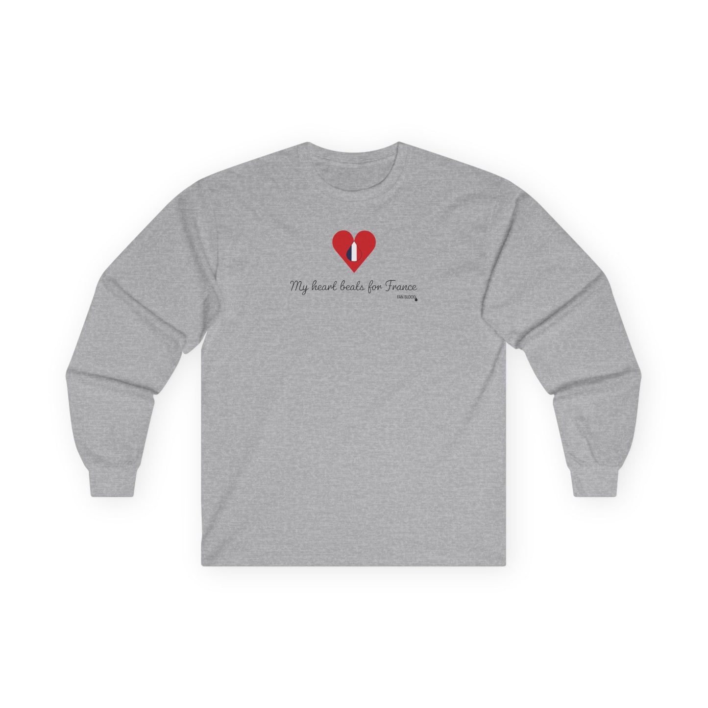 France Heart Beats Long Sleeve T