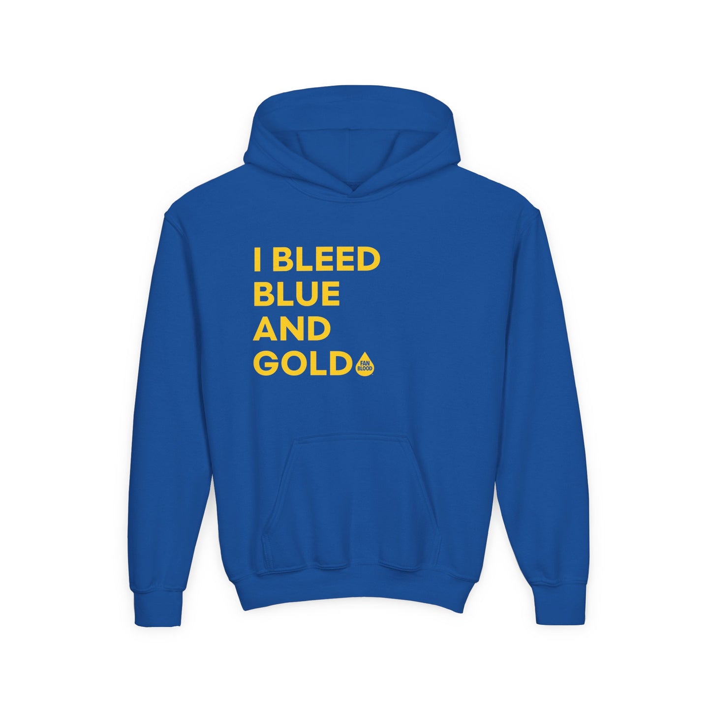 I Bleed Blue & Gold Kid's Hoodie