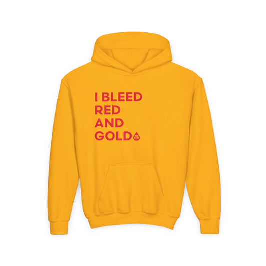 I Bleed Red & Gold Midwest Kid's Hoodie