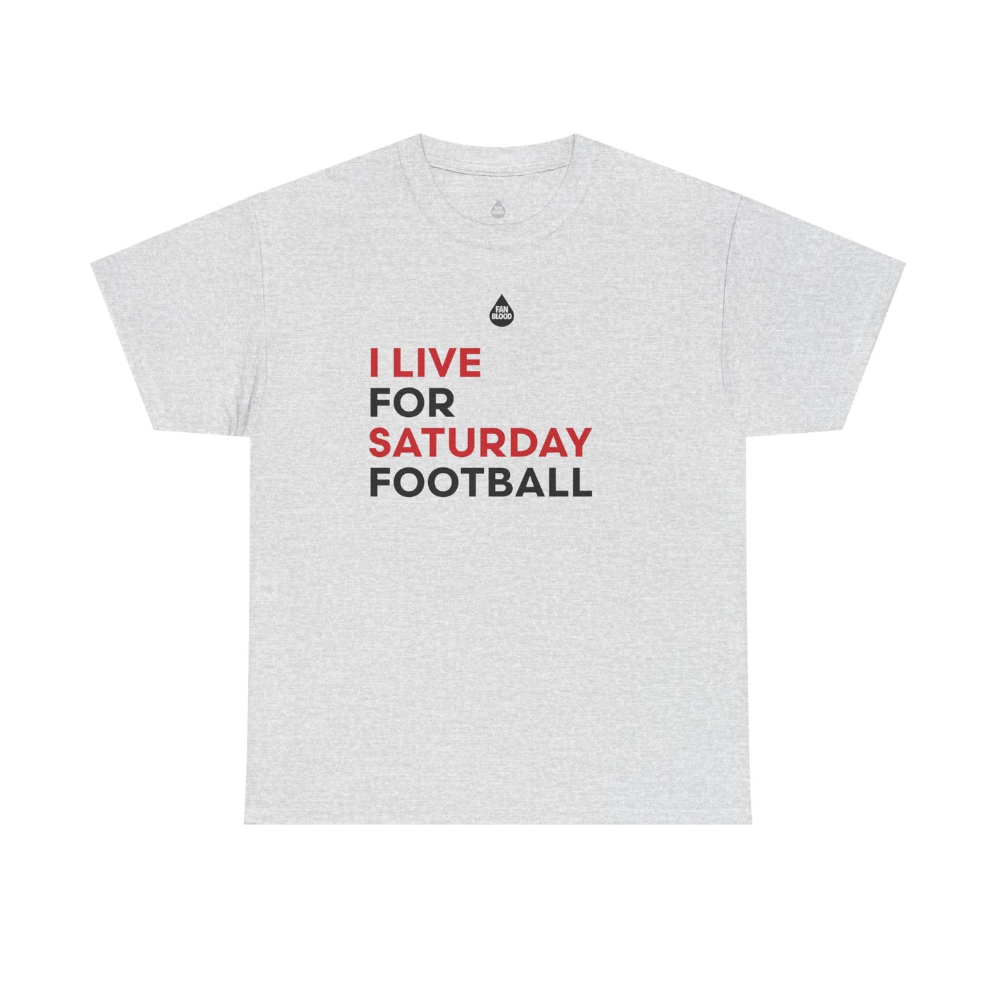 Red & Black Saturday Football T-Shirt