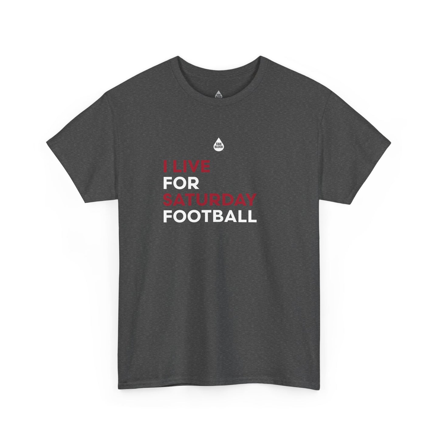 Crimson & White Saturday Football T-Shirt