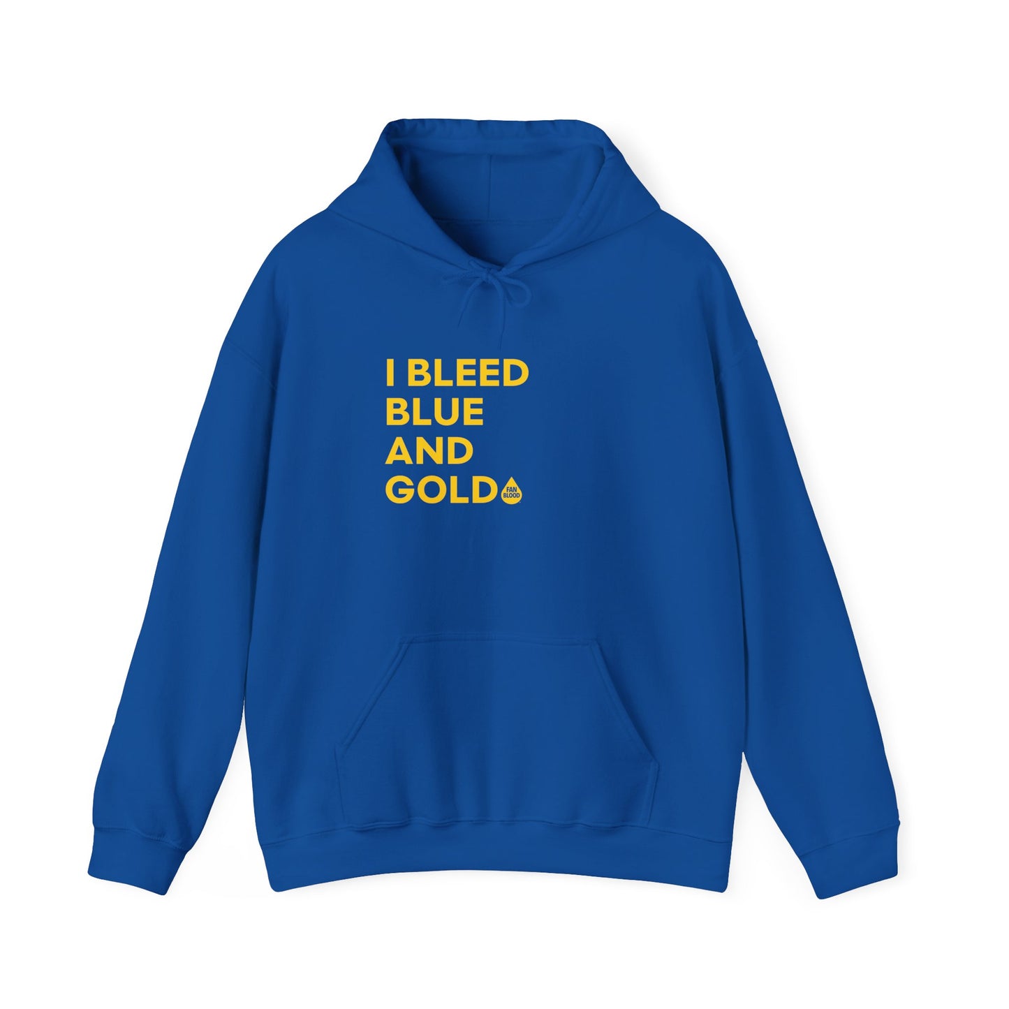 I Bleed Blue & Gold Hoodie