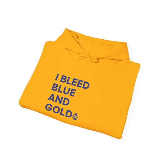 I Bleed Blue & Gold Hoodie