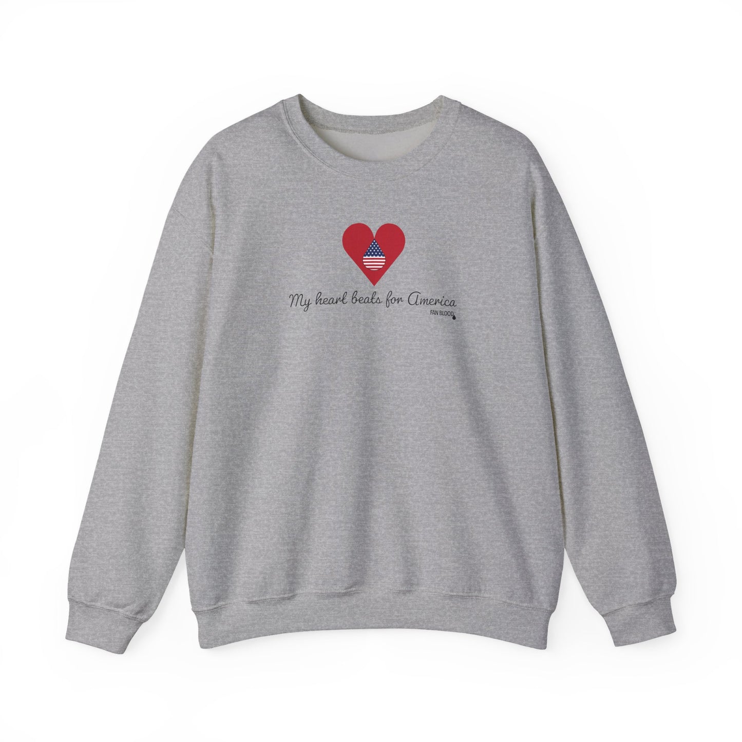USA Heart Beats Sweatshirt