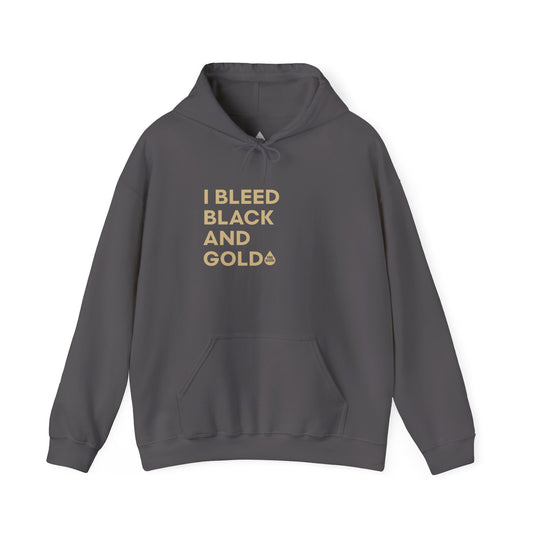 I Bleed Black & Gold Hoodie