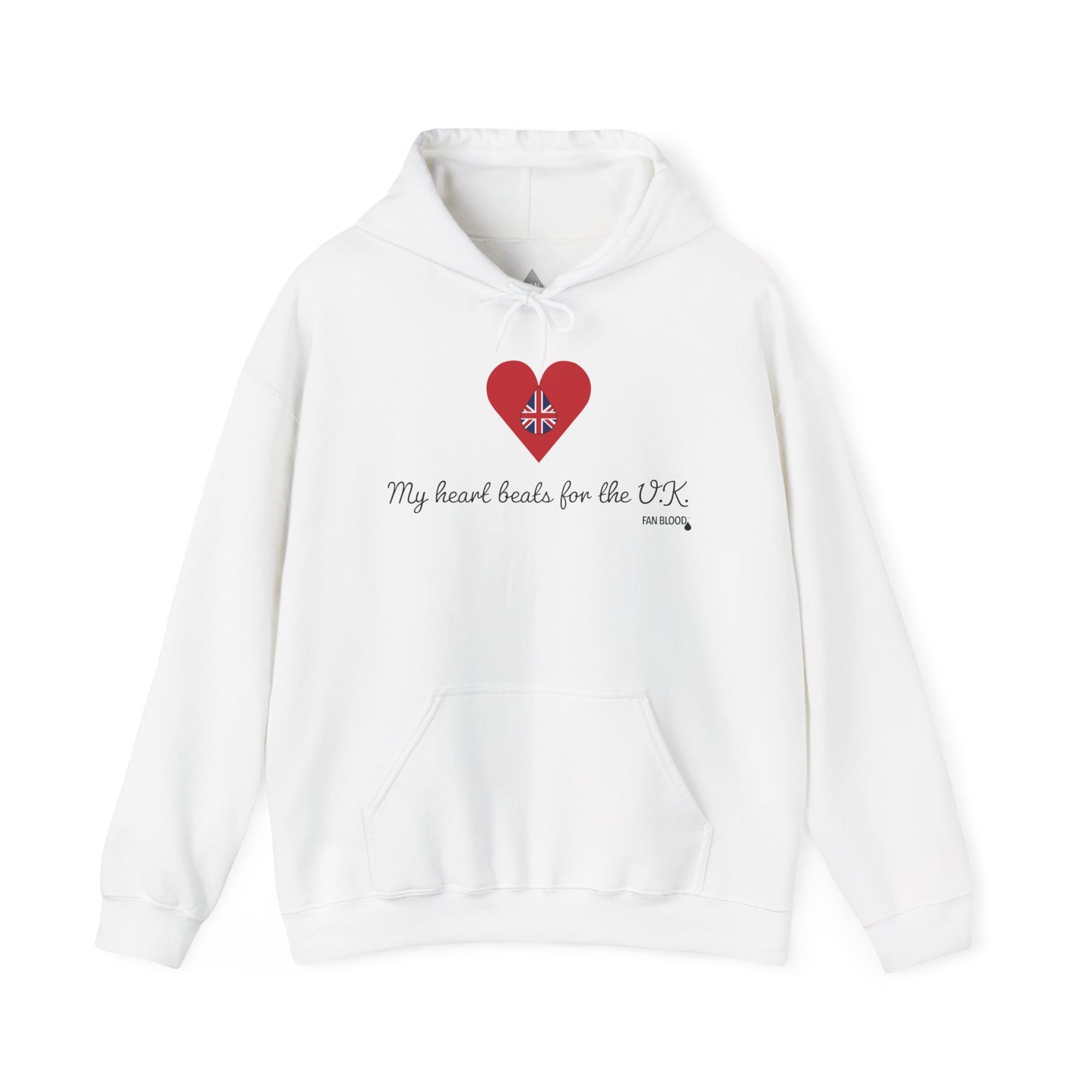 UK Heart Beats Hoodie