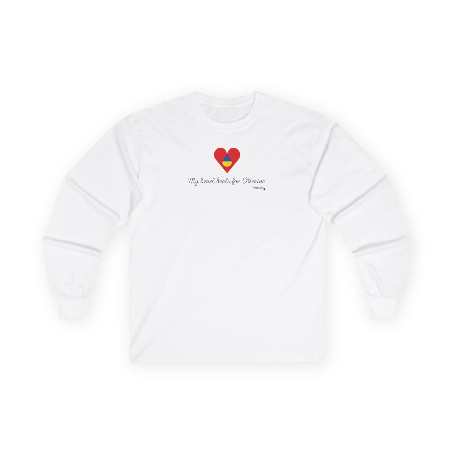Ukraine Heart Beats Long Sleeve T