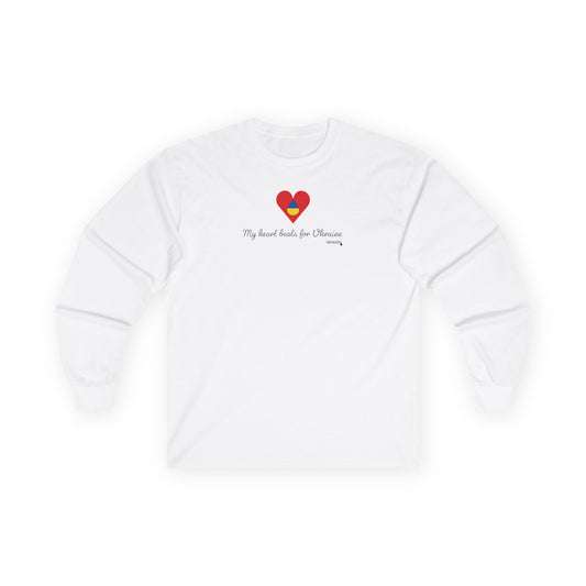 Ukraine Heart Beats Long Sleeve T