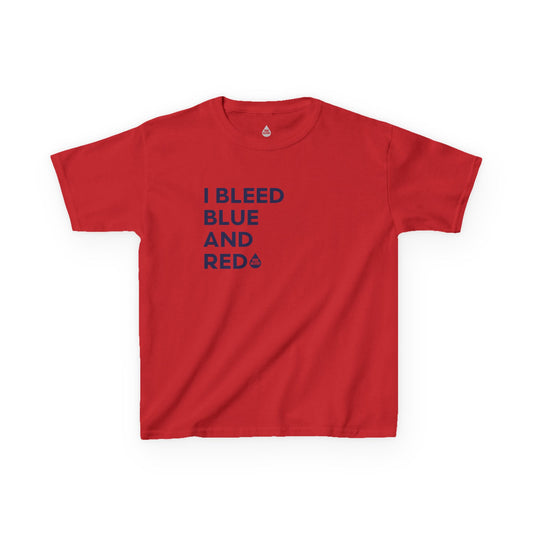 I Bleed Blue & Red Kid's T