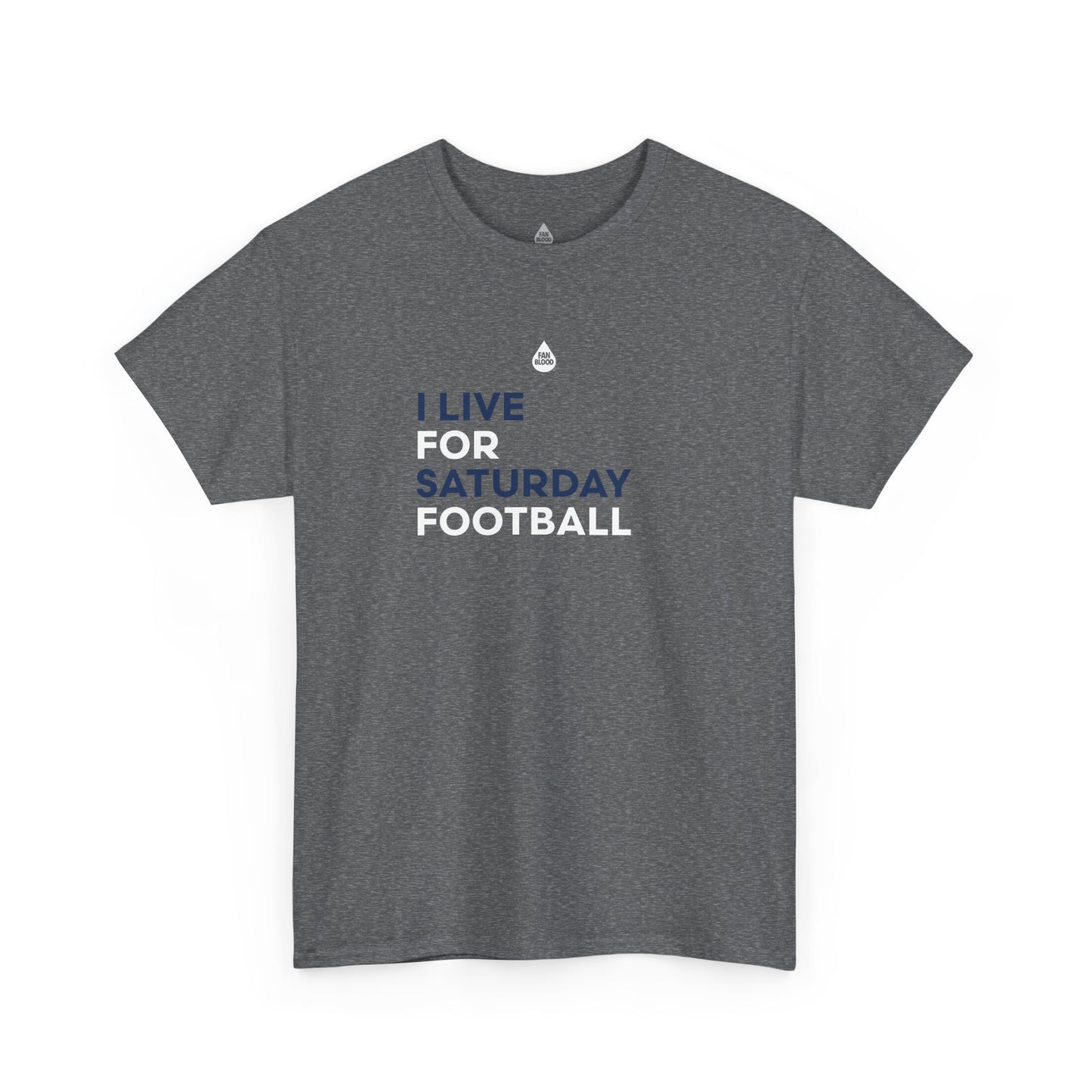 Navy & White Saturday Football T-Shirt