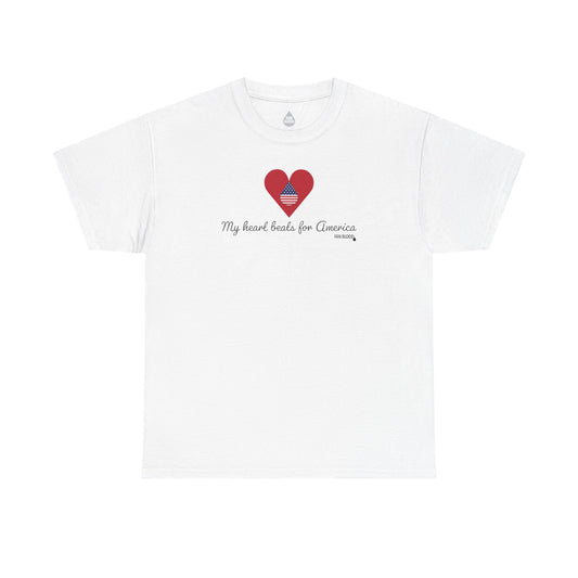 USA Heart Beats T-shirt