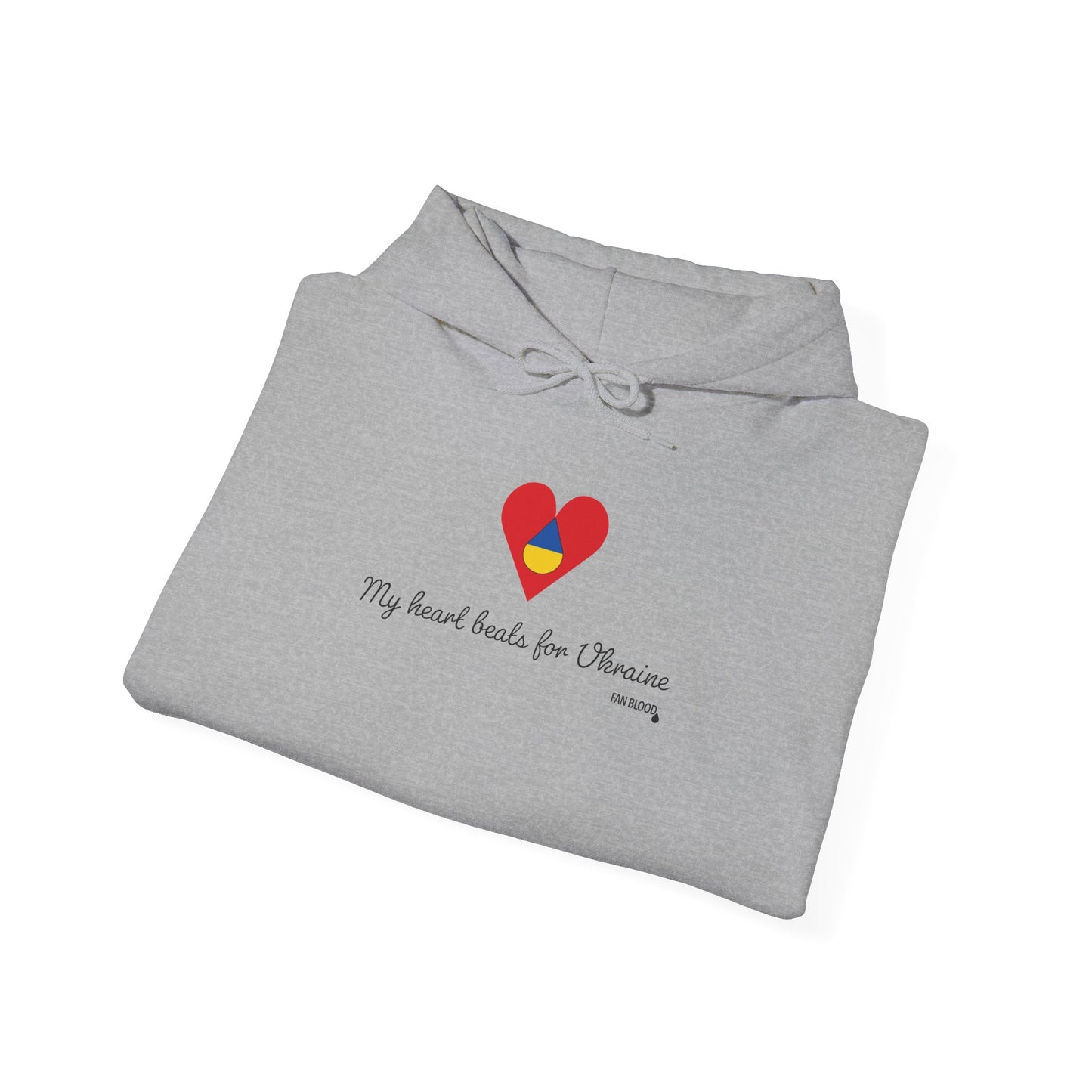 Ukraine Heart Beats Hoodie