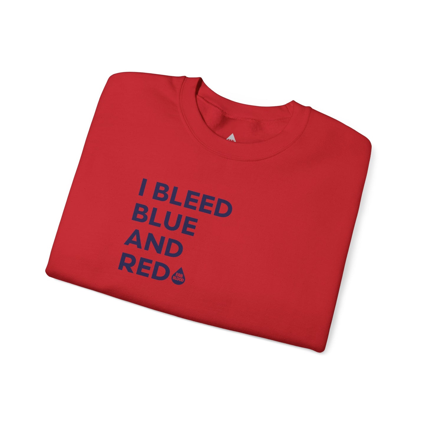 I Bleed Blue & Red Sweatshirt