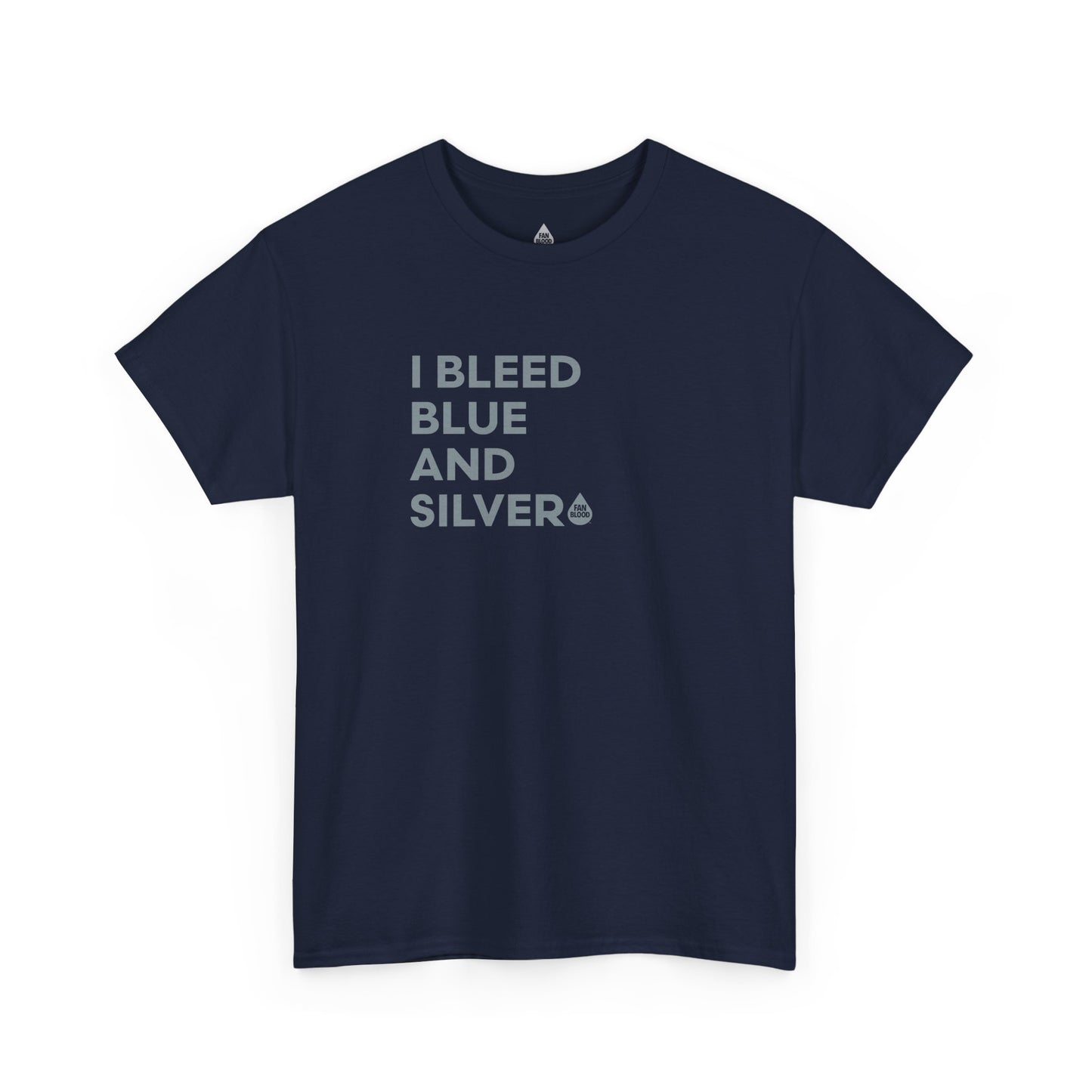 I Bleed Blue & Silver T-Shirt