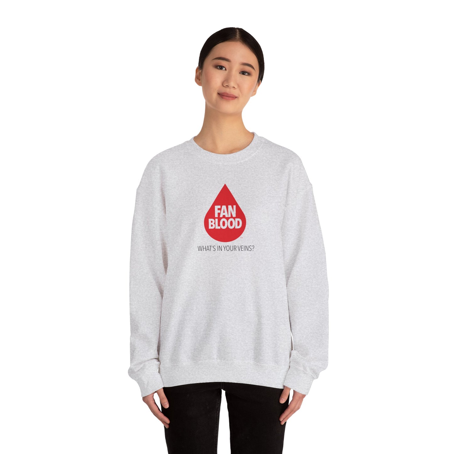 FB Red Droplet Veins Sweatshirt