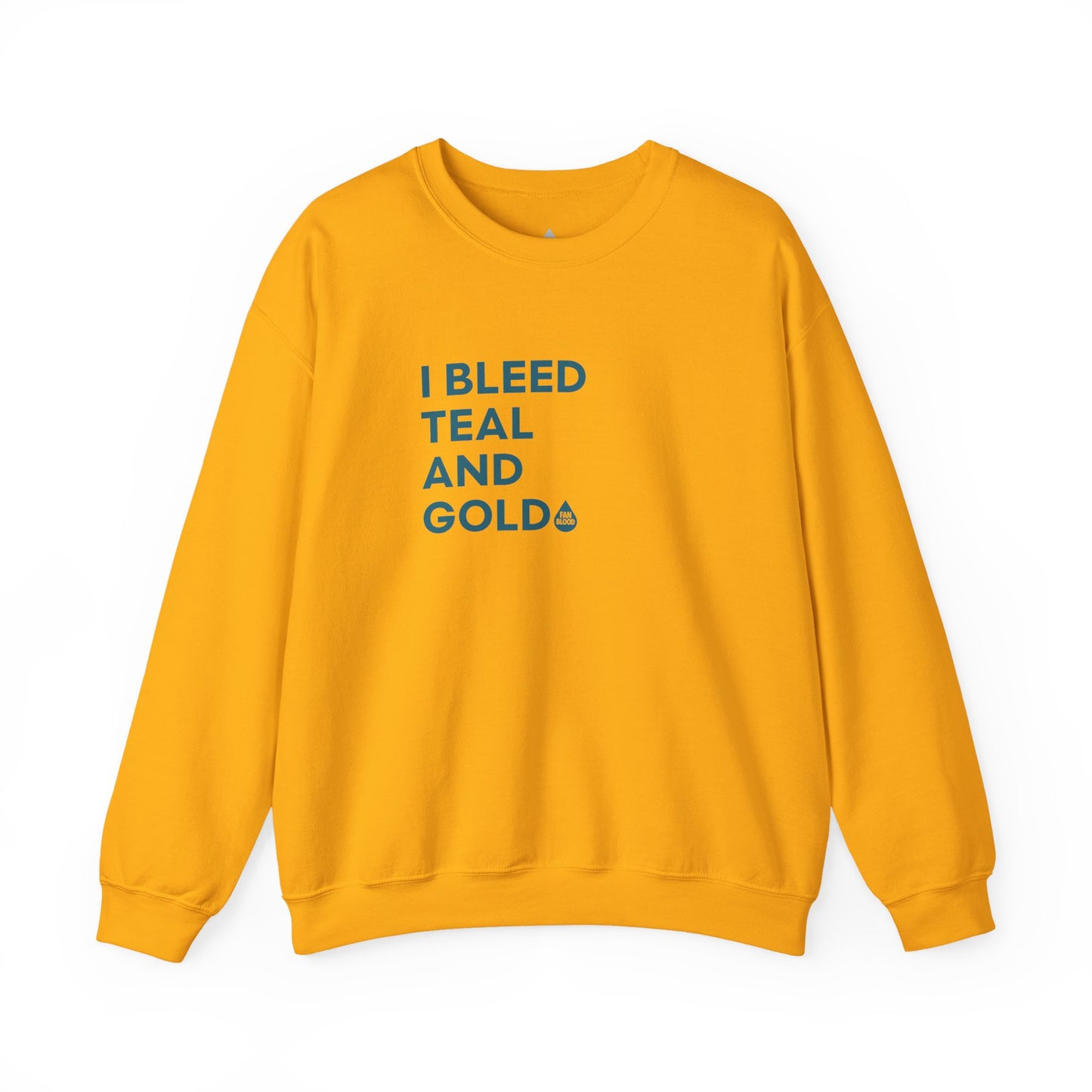I Bleed Teal & Gold Sweatshirt