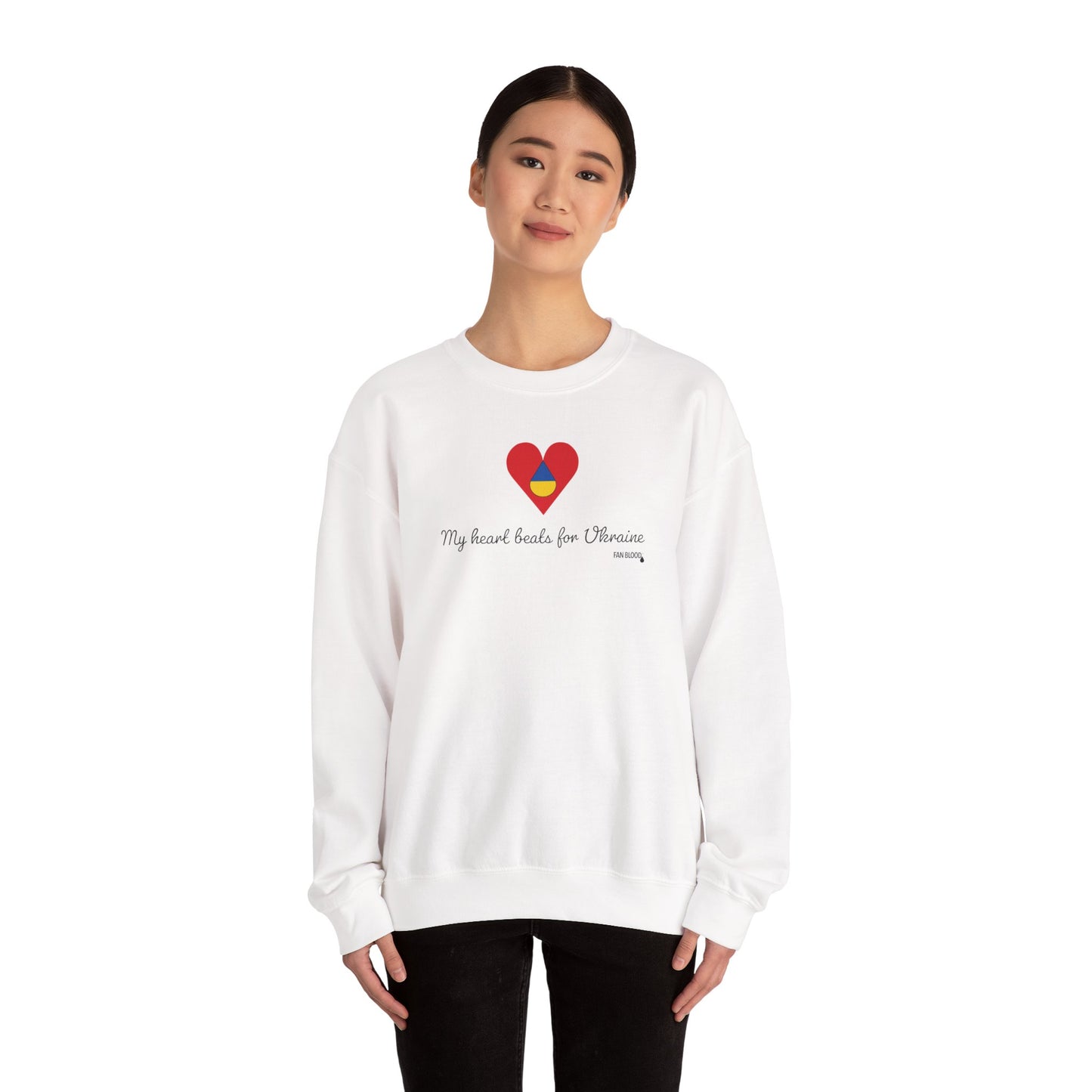 Ukraine Heart Beats Sweatshirt