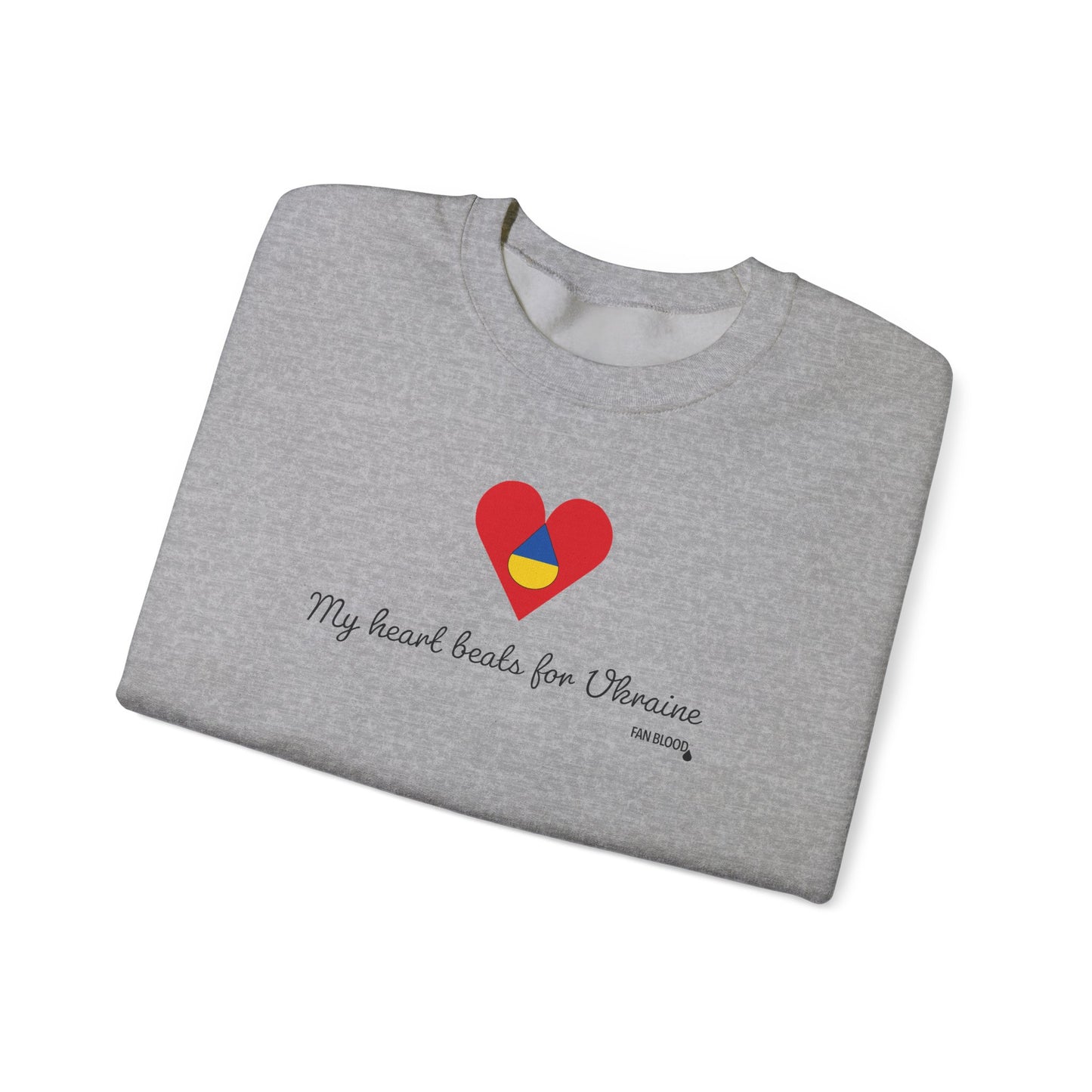 Ukraine Heart Beats Sweatshirt