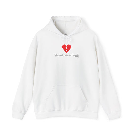 Canada Heart Beats Hoodie