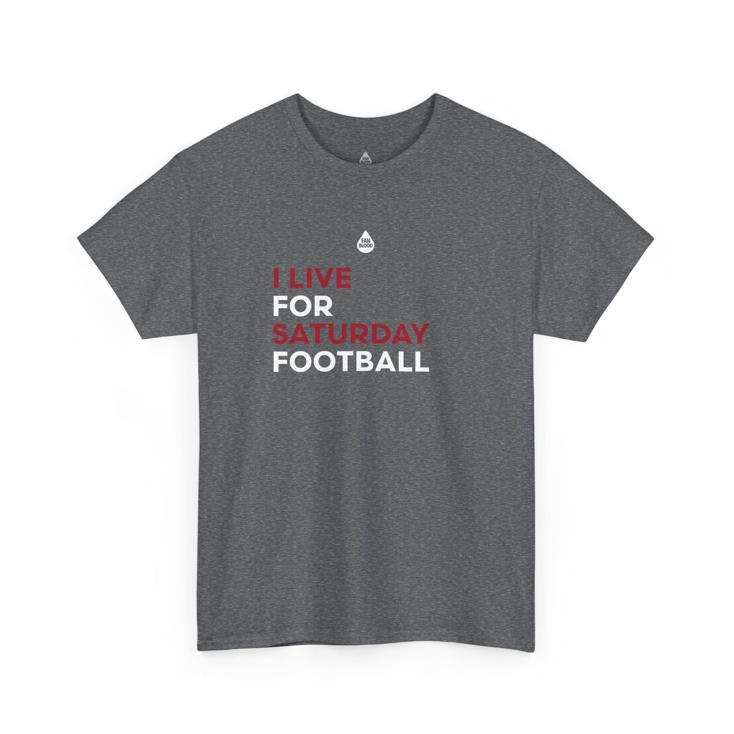 Crimson & White Saturday Football T-Shirt