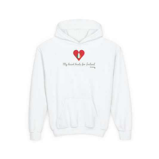 Ireland Heart Beats Kid's Hoodie