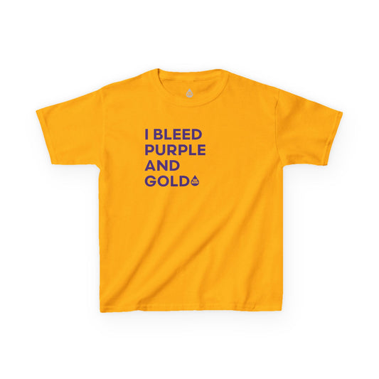 I Bleed Purple & Gold Kid's T