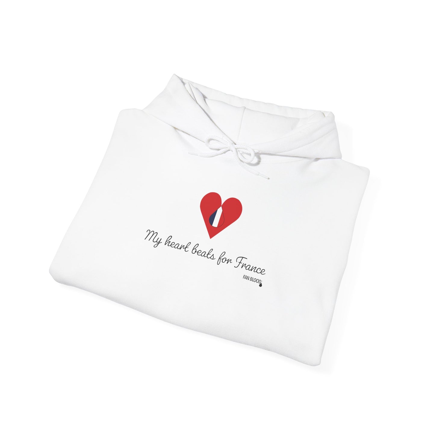 France Heart Beats Hoodie